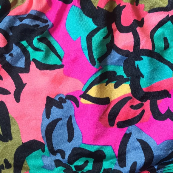 Vintage High Waisted Vibrant Bikini Bottoms size L - Picture 4 of 8